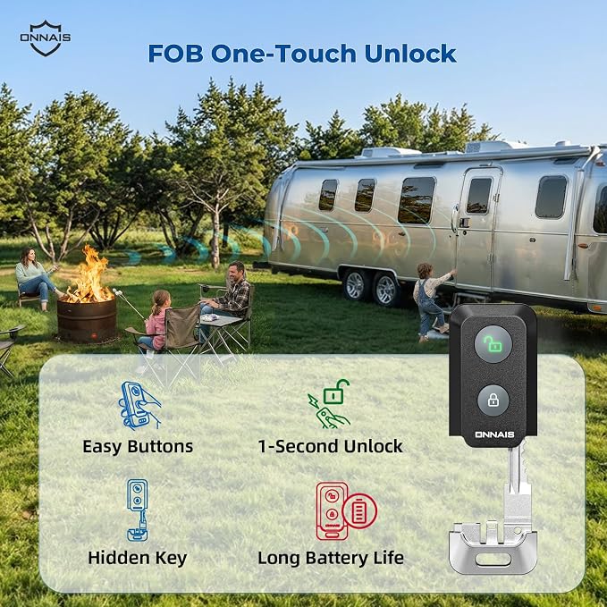 ONNAIS Full Metal RV Keyless Entry Door Lock - Image 4