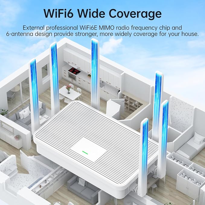 UeeVii Dual-Band Wireless Bridge Router Kit | 2.4G 5.8G WiFi Bridge | 5KM Point - Image 4