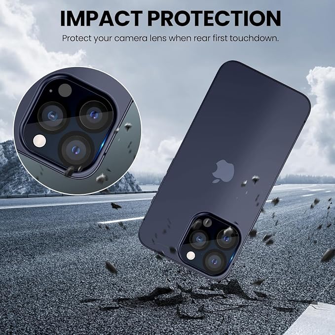 Tensea [3Pcs for iPhone 13 Pro / 13 Pro Max Camera Screen Protector, Tempered - Image 4
