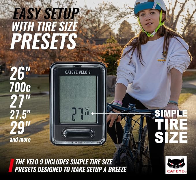 CATEYE Wired Bike Computer – Entry-Level Speedometer and Odometer, Auto - Image 7