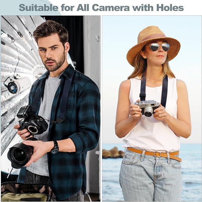 Adjustable Shoulder Strap, Comfortable Camera Strap, Neck Lanyard - Image 3