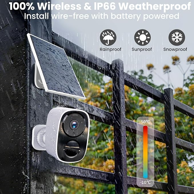 HITELLARCAM 2026 Upgraded 2K Security Cameras Wireless Outdoor - Image 6