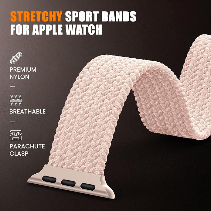 Elastic Sport Band for Apple Watch Ultra 3/2/1 Bands 49mm 46mm 45mm 44mm 42mm - Image 3