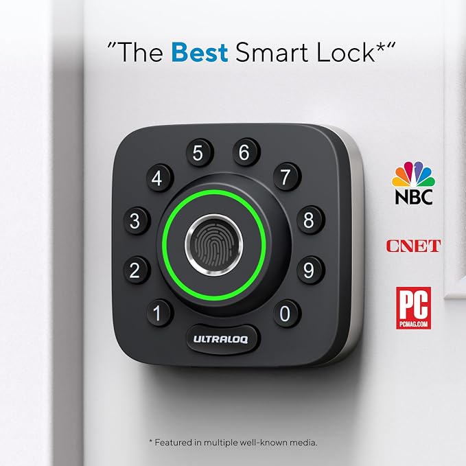 ULTRALOQ U-Bolt Pro Bluetooth Smart Lock, Smart Deadbolt Lock - Image 2