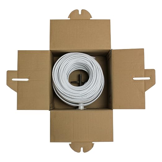 NavePoint Cat6, Solid Bulk Ethernet Cable, 23AWG 4 Pair, Unshielded Twisted Pair - Image 3