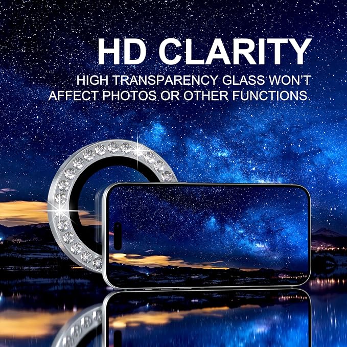 Choiche Compatible for iPhone 17 Pro/iPhone 17 Pro Max Camera Lens Protector - Image 5