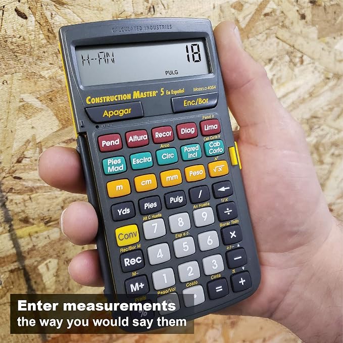 Calculated Industries 4054 Construction Master 5 en Espanol Construction - Image 6