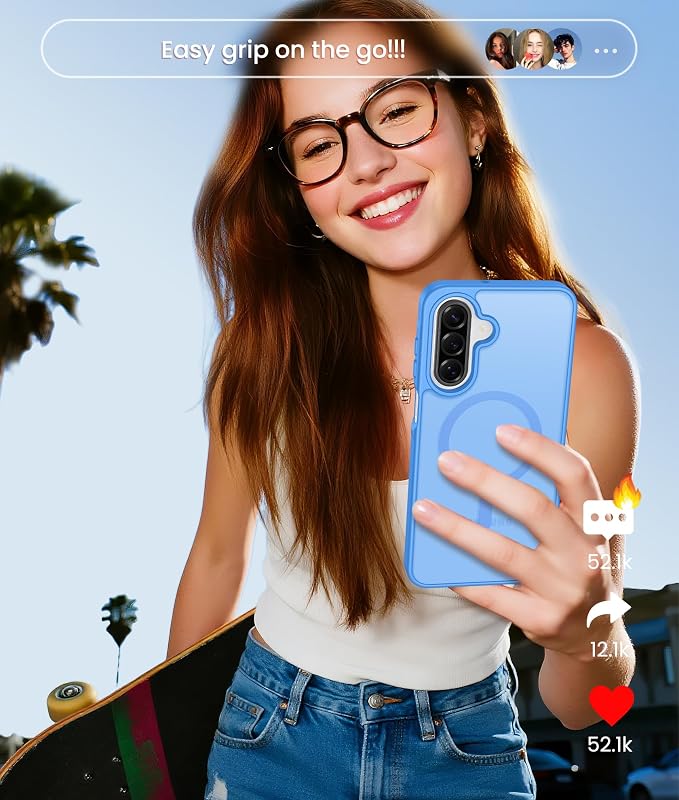 FNTCASE for Galaxy A17/A16 5G Phone Case: for Samsung A17 Cases Matte - Image 8