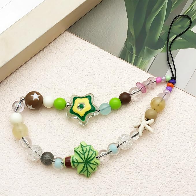 Beaded Camera Wrist Strap Cute Digital Camera Charm Lanyard Phone Chain - Image 2