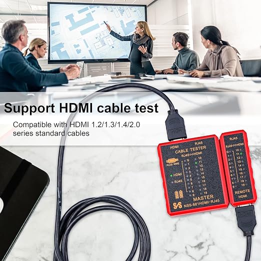 HDMI Tester Portable High Definition Network Cable Tester Checker - Image 3