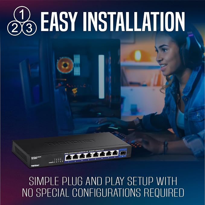 TRENDnet 9-Port Unmanaged 2.5G Switch - Image 3
