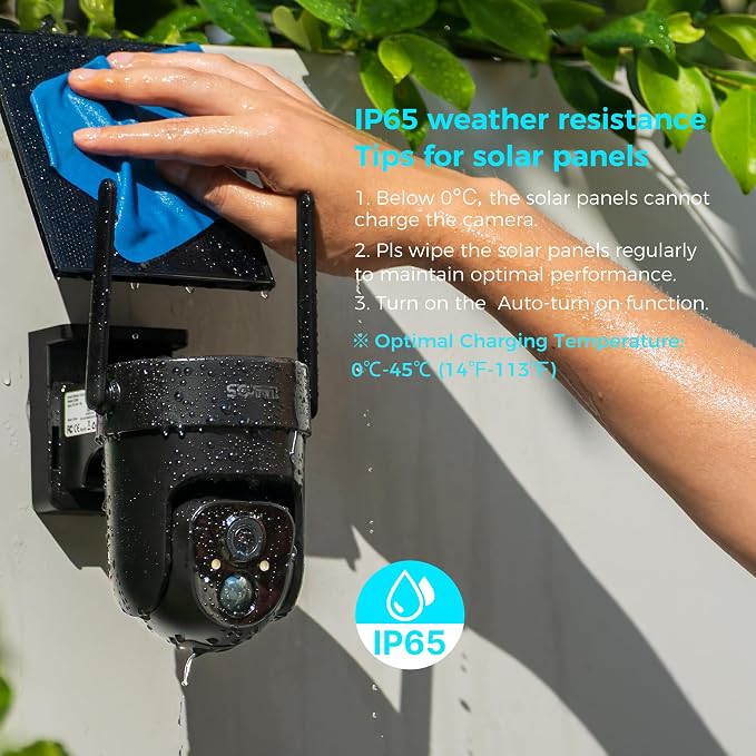 Vicohome QB 2K AI Solar Security Camera Wireless Outdoor, Battery Powered Cam - Image 8