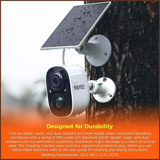 Vicohome CG6 Best 2K Solar Security Camera Wireless Outdoor System, No NVR - Image 8
