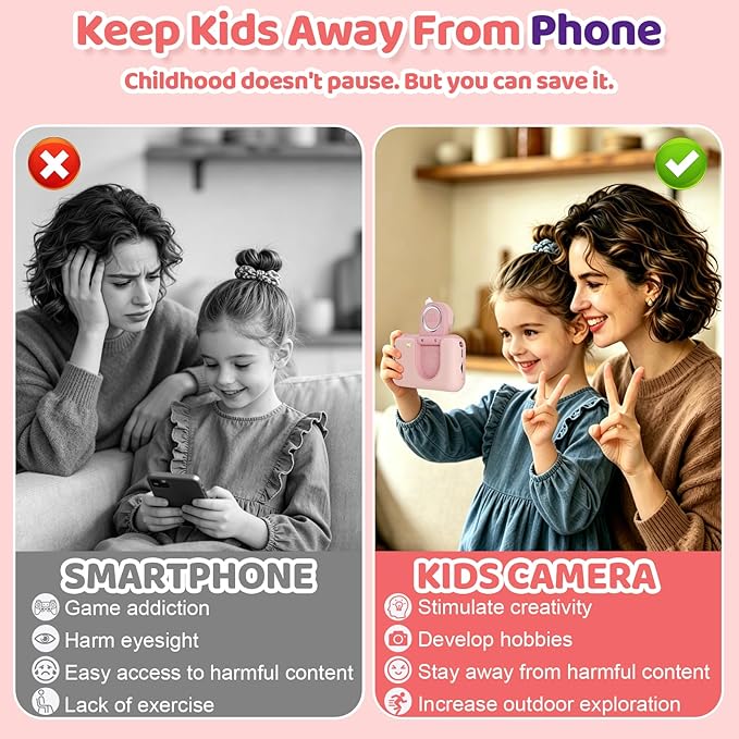 Makolle Kids Camera Toys for Girls 3-12 Year Old, - Image 2