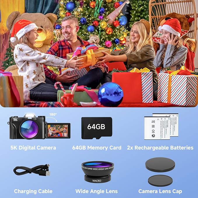 Digital Camera, UHD 75MP 5K Digital Cameras - Image 7
