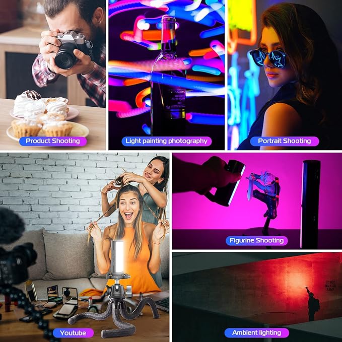 ULANZI RGB Light Wand, 360° Full Color Magnetic Mini Light Stick - Image 6