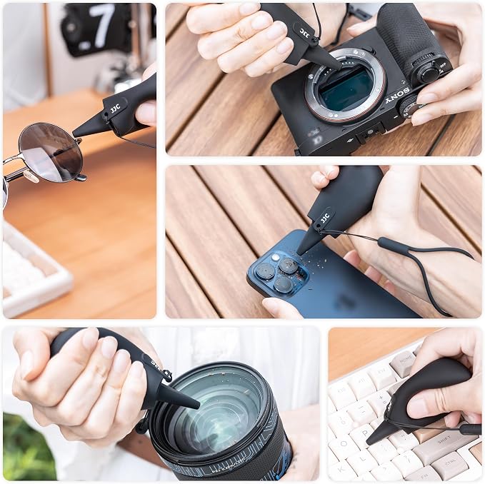 JJC Pocket-Sized Silicone Camera Dust Blower Lens Air Blower, Small Camera Lens - Image 7