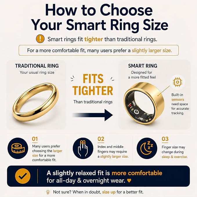 Smart Ring Health & Fitness Tracker - Image 3