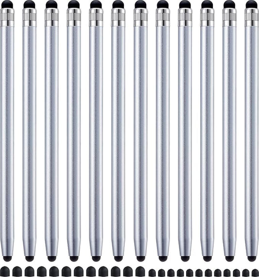 LINFANC 12Pcs Silver Stylus Pen by LINFANC