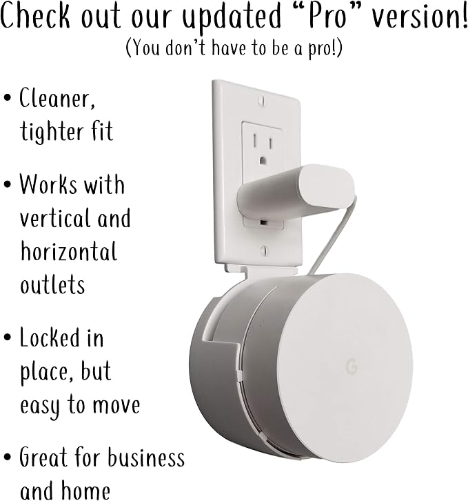 Google WiFi Outlet Holder Mount Stand: No Messy Screws! - Image 9