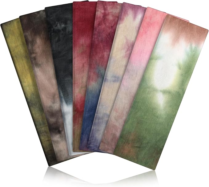 8PCS Summer-Exclusive Non Slip Sports Elastic Soft Running Fashion Headbands by VANRUIDFashionSportHeadbands