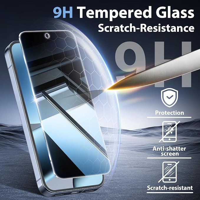 2 Pack for Google Pixel 10 Pro XL Privacy Screen Protector, 2 Pack Camera - Image 5