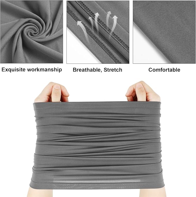Geyoga 6 Pieces Summer UV Protection Cooling Neck Gaiter Face Clothing Neck - Image 5