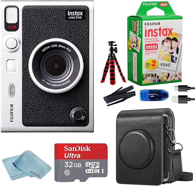 Fujifilm Instant Mini EVO Hybrid Camera Bundle by FUJIFILM