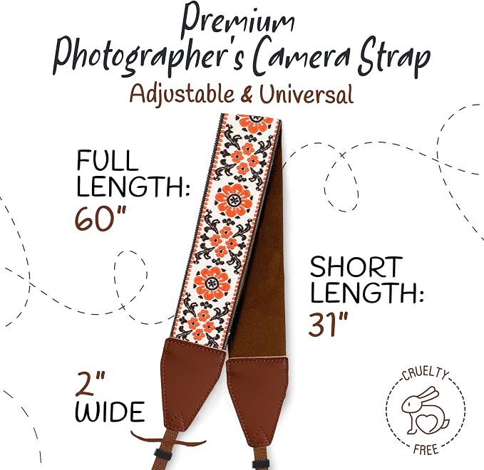 Camera Strap for All DSLR and Mirrorless Camera Including Binoculars. Neck - Image 5