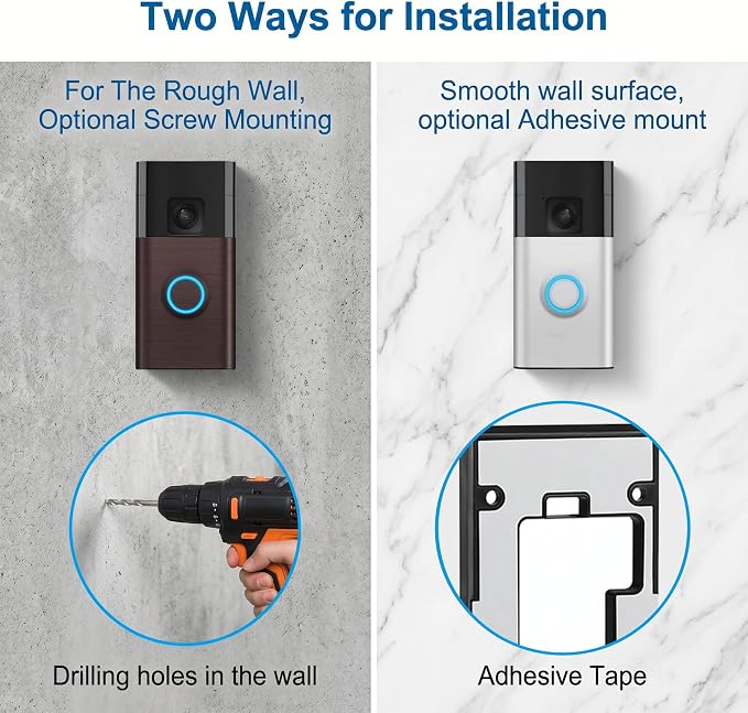 No-Drill Adhesive Doorbell Mount - Image 4