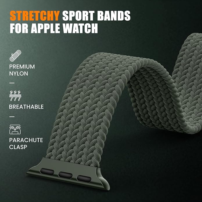 Elastic Sport Band for Apple Watch Ultra 3/2/1 Bands 49mm 46mm 45mm 44mm 42mm - Image 3