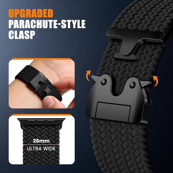 Elastic Sport Band for Apple Watch Ultra 3/2/1 Bands 49mm 46mm 45mm 44mm 42mm - Image 3