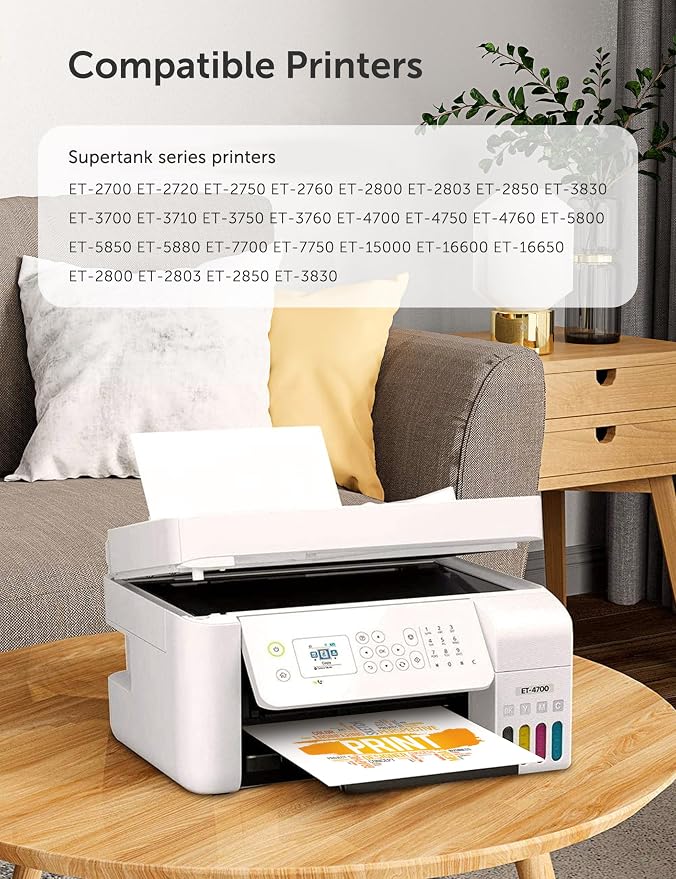 Hiipoo Sublimation Ink Refilled Bottles Compatible - Image 2