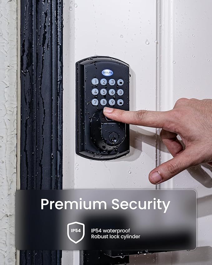 DESLOC A100F Keypad Fingerprint Door Lock, Keyless Entry Door Lock, Smart Lock - Image 5