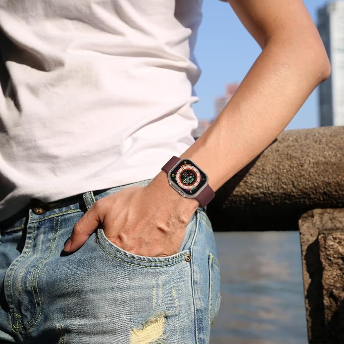 Sport Band Compatible with Apple Watch Bands 49mm 46mm 45mm 44mm 42mm 41mm 40mm - Image 5