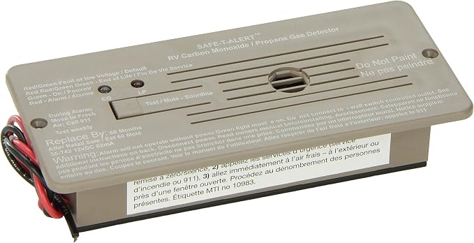 Safe-T-Alert by MTI Industries 35-742-BR 35 Series Dual LP/CO Alarm by SafeTAlert