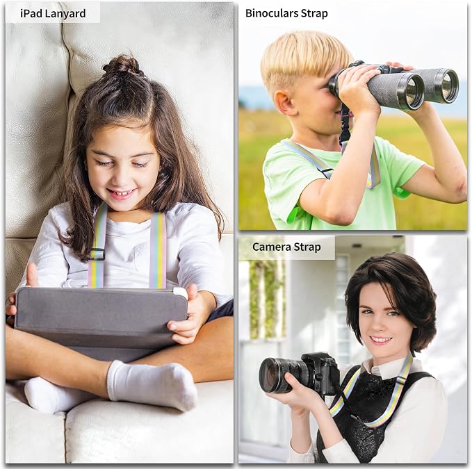 FIEIL 5 Pack Adjustable Shoulder Strap, Nylon Camera Strap, Comfortable Neck - Image 3