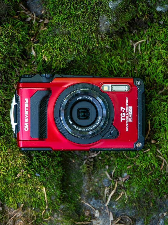 OM System OLYMPUS Tough TG-7 Red Underwater Camera, Waterproof, Freeze Proof - Image 5