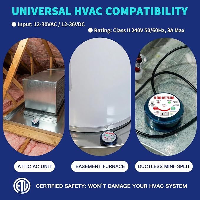 HVAC Flood Sensor Water Leak Detector - Image 8