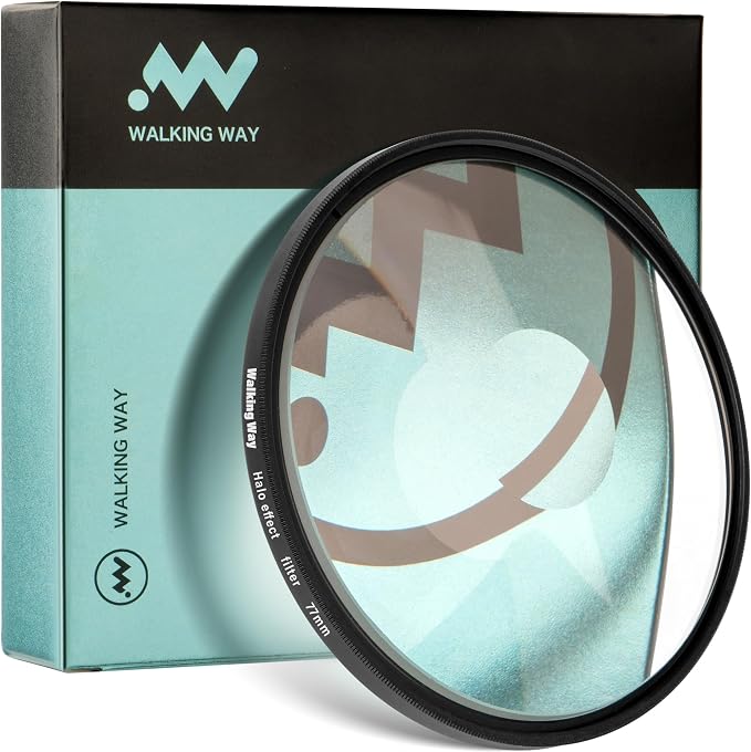 Walking Way 82MM Whirlpool Camera Effects Filter, Tunnel Vision Spiral Halo by WalkingWay
