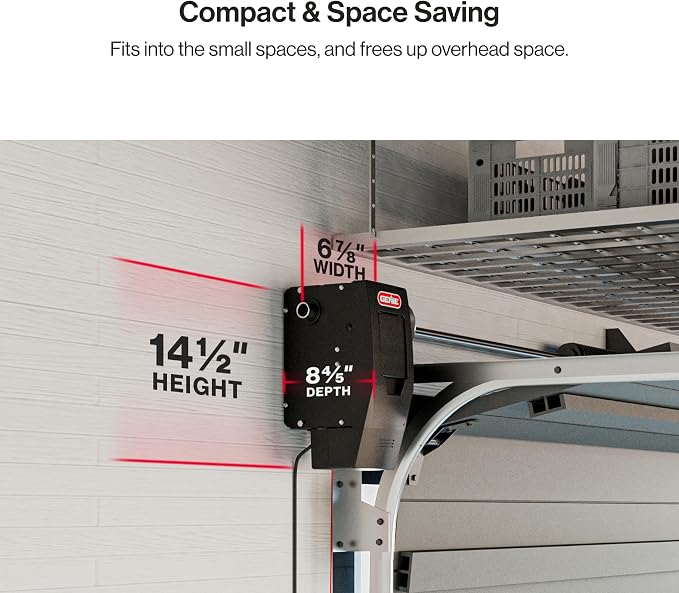 Genie B6172H Wall Mount Smart Garage Door Opener, DC Motor Lifts up to 14ft - Image 7