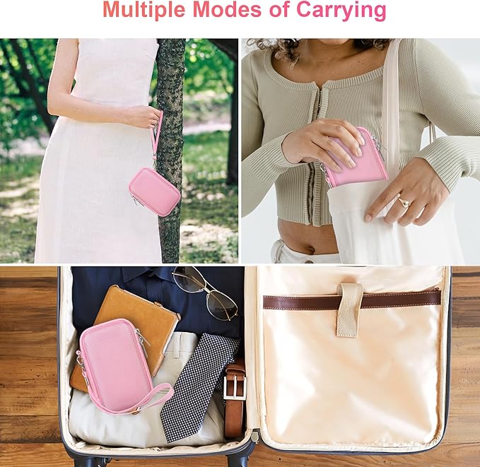 Canboc Case for Canon PowerShot SX740/SX730, Hard Carrying Case + Soft Silicone - Image 3