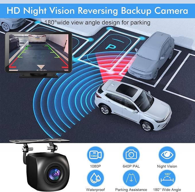 Capapro 7" HD Portable Carplay Wireless Touch Screen Double Din Car Stereo - Image 3