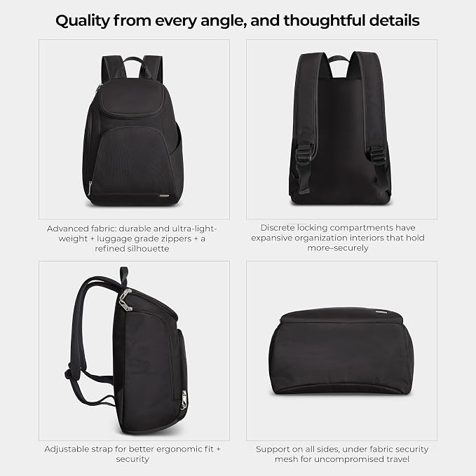 Travelon Anti-Theft Classic Backpack - Image 5