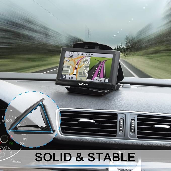 GPS Dash Mount for Garmin Nuvi Drive Dezl Drivesmart, Magellan Roadmate - Image 2
