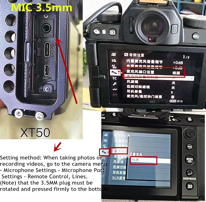 for Fuji gfx100II/GFX100RF Cable Release Wire Shutter Button Shooting - Image 3