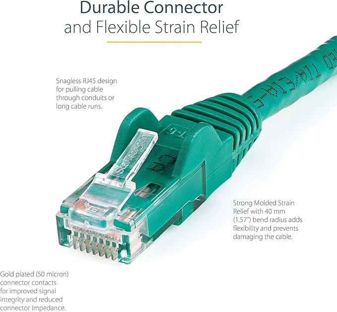 StarTech 8ft CAT6 Ethernet Cable - Image 3