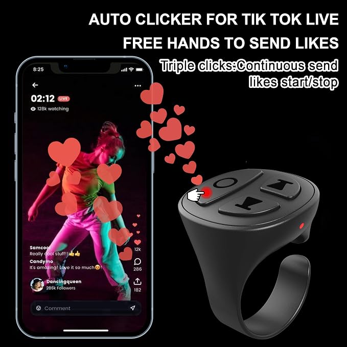 TikTok Scrolling Ring, Scrolling Ring Remote - Image 3