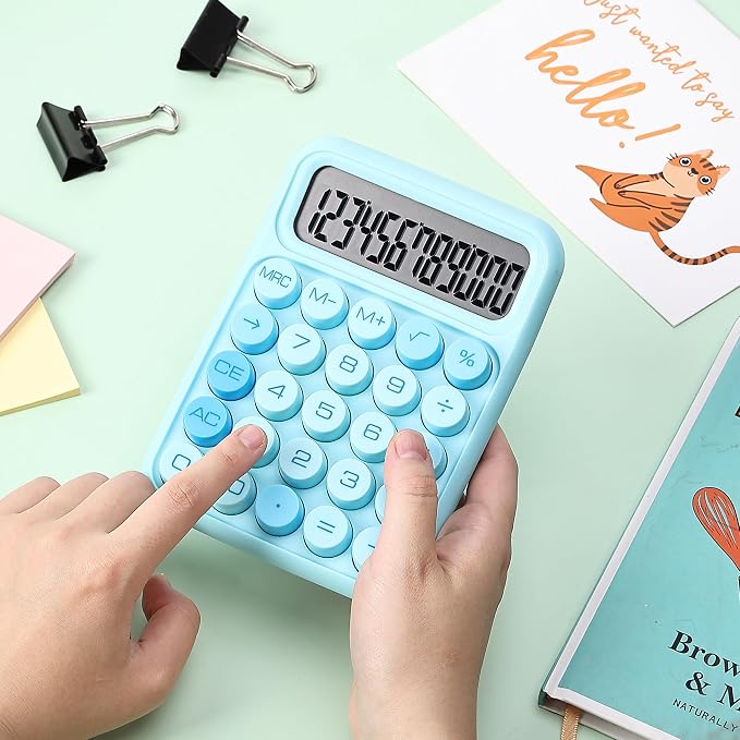 Mr. Pen- Mechanical Switch Calculator, 12 Digit Large LCD Display, Mechanical - Image 7