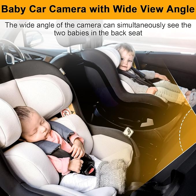 Yakry Baby Car Camera for Backseat - Image 4